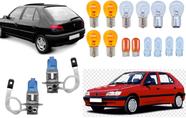 Lampadas super branca farol lanterna peugeot 306 1997 a 2001