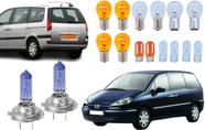 Lampadas super branca farol lanterna peugeot 807 2004