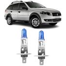 Lampadas super branca farol milha fiat palio weekend treking
