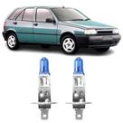 Lampadas super branca farol milha fiat tipo todos h1