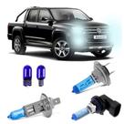 Lâmpadas Super Branca Farol Vw Amarok Efeito Xenon H7 H1 HB4
