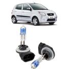 Lampadas Super Branca Kia Picanto 2007 Até 2019 Farol Milha