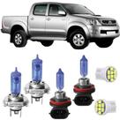 Lâmpadas super brancas 8500k hilux 2015 ate 2017 h4 h11