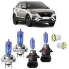 Lâmpadas Super Brancas 8500k Hyundai Creta 1.6 2020 H4 H8