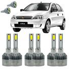 Lâmpadas Super Led Corsa 02/12 Foco Duplo Kit Farol E Milha