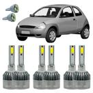 Lâmpadas Super Led Ford Ka 1997 A 2007 Kit Farol E Milha C6 Lâmpadas Super Led Ford Ka 1997 A 2007 Kit Farol E Milha C6