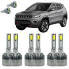 Lâmpadas Super Led Jeep Compass 2008 Em Diante Kit Completo Lâmpadas Super Led Jeep Compass 2008 Em Diante Kit Completo