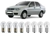 Lampadas Traseira Seta Ré Freio FIAT SIENA 2000 Ate 2011
