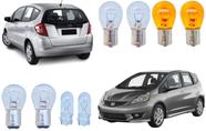 Lâmpadas Traseira Seta Ré Freio Honda Fit 2009 a 2013 Lâmpadas Traseira Seta Ré Freio Honda Fit 2009 a 2013