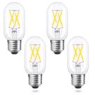 Lâmpadas tubulares LED AIELIT Dimmable E26 4W 5000K 40W Equiv, pacote com 4