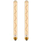 Lâmpadas tubulares LED Grensk T300/T10 4W 2700K E26, pacote com 2