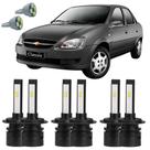 Lâmpadas Ultra Led Alto Baixo Milha GM Classic 2002 A 2012 Lâmpadas Ultra Led Alto Baixo Milha GM Classic 2002 A 2012