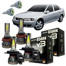 Lâmpadas Ultra Led GM Vectra 1993 A 1995 Alto Baixo Milha Lâmpadas Ultra Led GM Vectra 1993 A 1995 Alto Baixo Milha