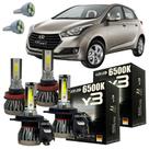 Lâmpadas Ultra Led HB20 2012 A 2015 Alto Baixo Milha T10 Led