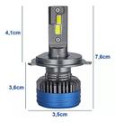 Lâmpadas Ultra Led Max H1 H3 H4 H7 H8 H11 H27 HB3 HB4 6k 15000lm 150w Bivolt Cambus