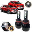 Lâmpadas Ultra Super Led Farol De Milha Fiat Strada 21 a 26