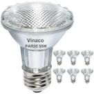 Lâmpadas Vinaco Par20 50W Halógenas 120V, pacote com 6 unidades, branco quente