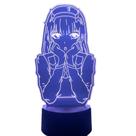 Lámpara Damdos Zero Two Luz Nocturna LED 7 Colores Táctil 22 cm