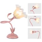 Lámpara de escritorio Fuzzbopn Flor con 3 temperaturas de color Rosa