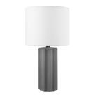Lámpara de Mesa GLOBE Electric 61000061 Cerámica Acanalada 20 cm