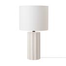 Lámpara de Mesa GLOBE Electric 65922 con Acabado de Hormigón Estriado de 20" Lámpara de Mesa GLOBE Electric 65922 con Acabado de Hormigón Estriado de 20"