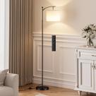 Lámpara de Pie Ambimall 60" con Control Remoto, Brillo Ajustable