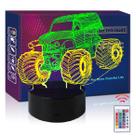 Lámpara Nocturna HIPIYA Tractor Ilusión 3D USB LED para Niños