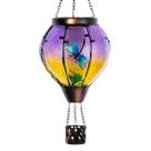 Lámpara solar de globo aerostático con llama Starsoul 46 cm