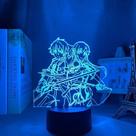 Lámpara SPSPUK Luz Nocturna LED Neon 3D con 16 Colores, USB 5V
