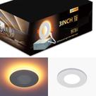 Lámparas LED Empotradas CycevSun 3" 6W Regulables 5CCT 12 Unidades