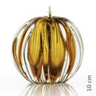 Lamparina Em Cristal Murano Âmbar São Marcos Lamparina Em Cristal Murano Âmbar São Marcos
