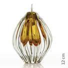 Lamparina Em Cristal Murano Âmbar São Marcos Lamparina Em Cristal Murano Âmbar São Marcos