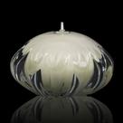 Lamparina Em Cristal Murano Pérola - São Marcos 12cm Lamparina Em Cristal Murano Pérola - São Marcos 12cm