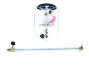 Lampião Coluna Haste Extensor Botijao P13 50cm Rosca Grossa
