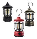 Lampião Luminária Recarregável USB Camping Led Retro Luz Regulável