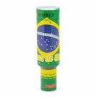 Lança Confete Brasil Garrafa Metalizado Verde e Amarelo Lança Confete Brasil Garrafa Metalizado Verde e Amarelo