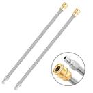 Lança Extensora para Lavadora de Alta Pressão EARLEAS 43 cm, Kit com 2, Aço Inoxidável