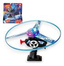 Lançador Com Disco Voador Luz Led Voa De Verdade Brinquedo