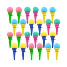 Lançador De Bolas De Espuma Coloridas De Sorvete, Catapulta, 12 Peças, Mini Jogo De Festa Para