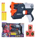 Lançador De Dardos Estilo Nerf Ravil W 9 Peças Com Alvo Infantil