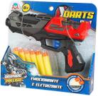Lançador de Dardos Pistola X Darts PL 1 Com 6 Dardos Braskit Lançador de Dardos Pistola X Darts PL 1 Com 6 Dardos Braskit