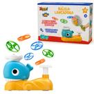 Lançador de Discos Baleia Infantil Zoop Toys Com Redes Lançador de Discos Baleia Infantil Zoop Toys Com Redes