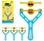 Lançador Smile Brinquedo Com 2 Infantil Emojis Estilingue Lançador Smile Brinquedo Com 2 Infantil Emojis Estilingue