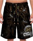 (LANÇAMENTO) Bermuda Cyclone Veludo Gold Chains