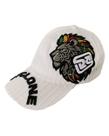 (LANÇAMENTO) Boné Cyclone Veludo Reggae Rasta Lion - BRANCO (LANÇAMENTO) Boné Cyclone Veludo Reggae Rasta Lion - BRANCO