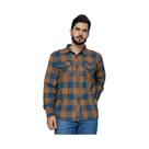 LANÇAMENTO Camiseta Xadrez Flanelada Manga Longa Com Bolsos Premium
