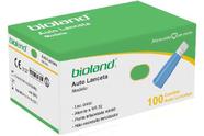 Lanceta Automática Bioland Estéril com 100 Unidades para Glicemia