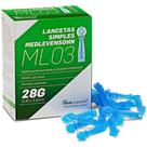 Lanceta Simples MedLevensohn 28G - 100 unidades Lanceta Simples MedLevensohn 28G - 100 unidades