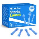 Lancetas LinkSun 30G com Ponta Tripla Biselada - Pacote com 400 Unidades Lancetas LinkSun 30G com Ponta Tripla Biselada - Pacote com 400 Unidades