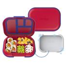 Lancheira Bentgo Chill Kids de 4 compartimentos com bolsa de gelo vermelha/real